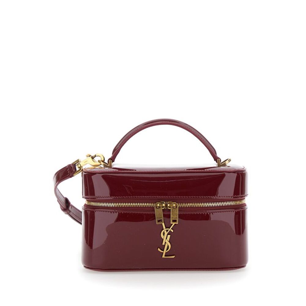 Saint Laurent Women Ysl Pw Vanity Bag W Vernice Seta Soft